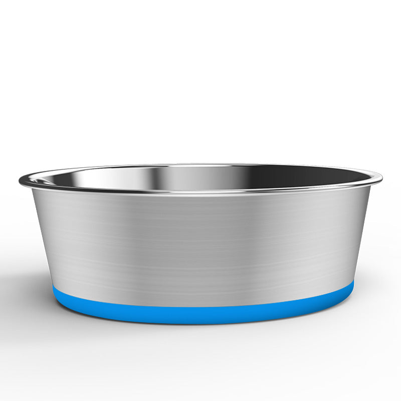 Pawsy Non-slip Stainless Steel Dog Bowl for Medium & Large Dogs