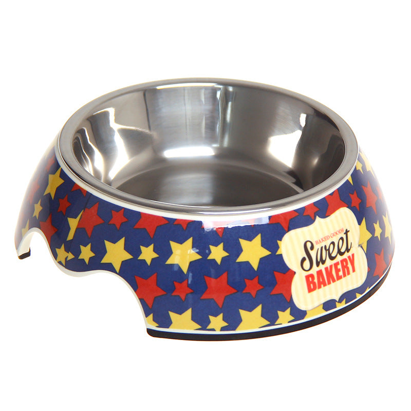 Pawsy Non-Slip Dual-Use Stainless Steel Pet Bowl