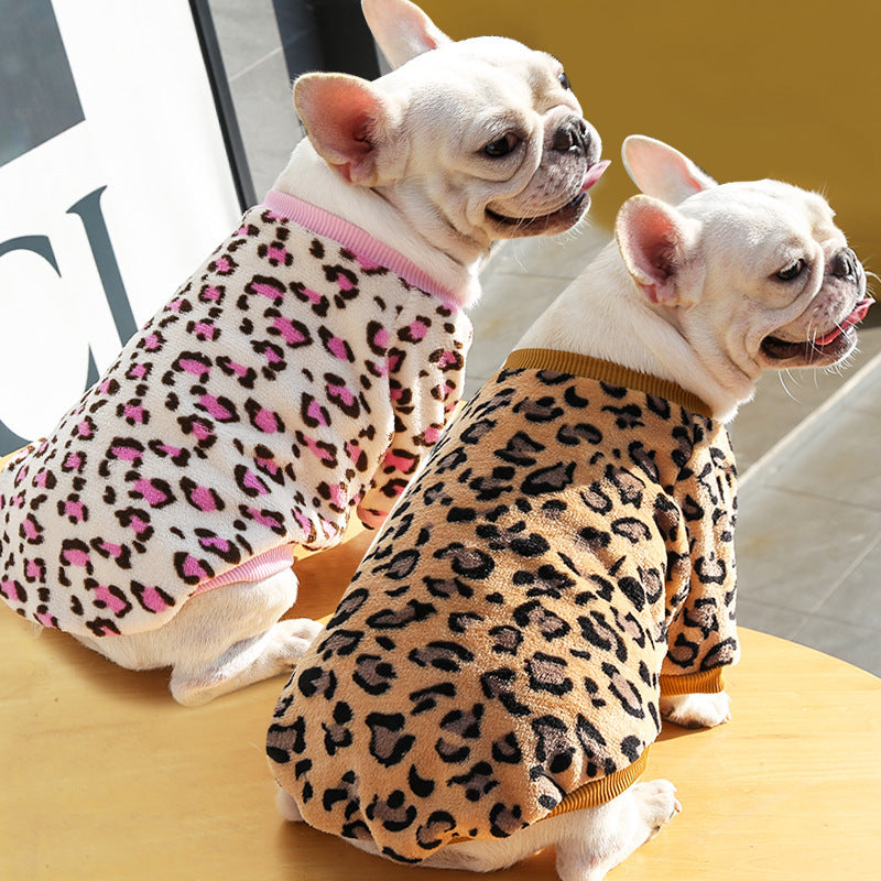 Pawsy Autumn Winter Warm Pajamas Jacket for Puppies
