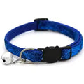 Pawsy Adjustable Colorful Cat Collar with Bell for Pets