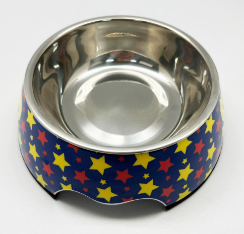 Pawsy Non-Slip Dual-Use Stainless Steel Pet Bowl