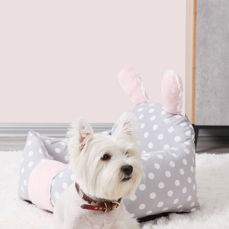 Pawsy Dog Bed with Washable Cushion for Pets