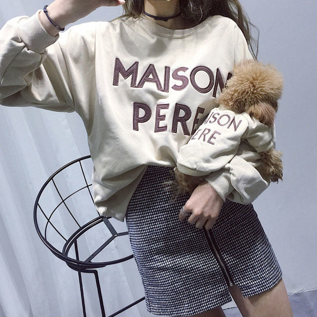 Pawsy Embroidered Sweater
