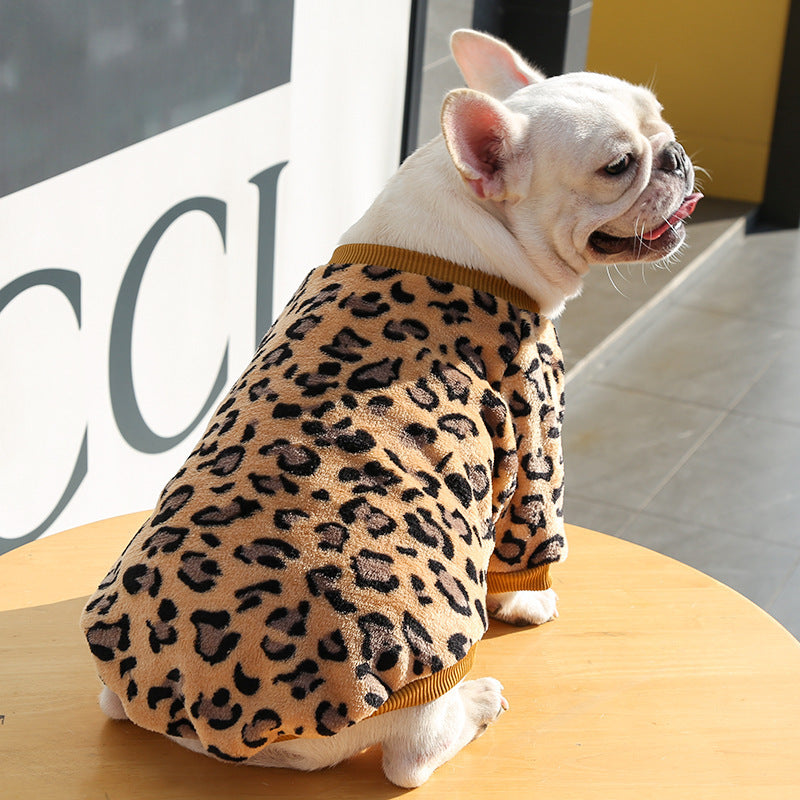 Pawsy Autumn Winter Warm Pajamas Jacket for Puppies