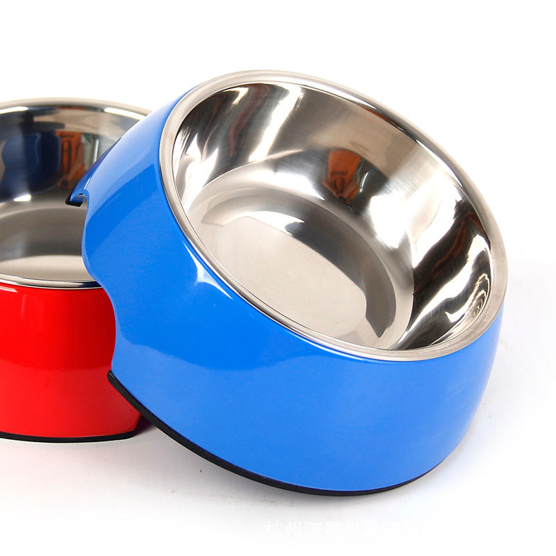 Pawsy Non-Slip Dual-Use Stainless Steel Pet Bowl