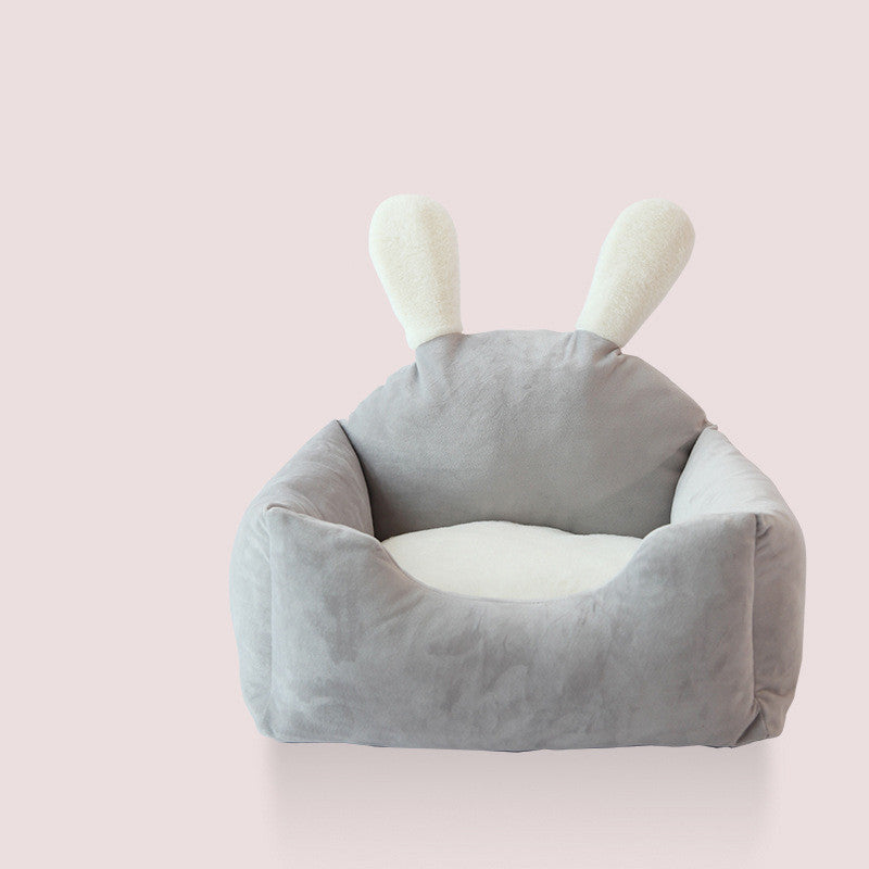 Pawsy Dog Bed with Washable Cushion for Pets
