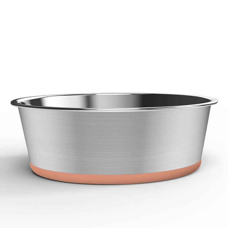 Pawsy Non-slip Stainless Steel Dog Bowl for Medium & Large Dogs