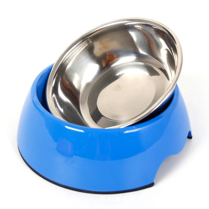 Pawsy Non-Slip Dual-Use Stainless Steel Pet Bowl