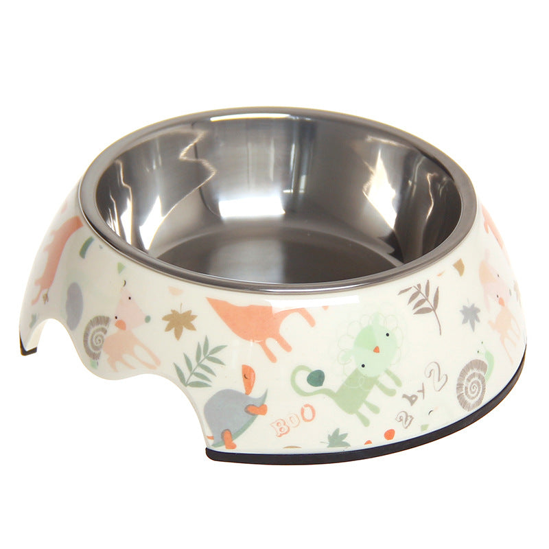 Pawsy Non-Slip Dual-Use Stainless Steel Pet Bowl