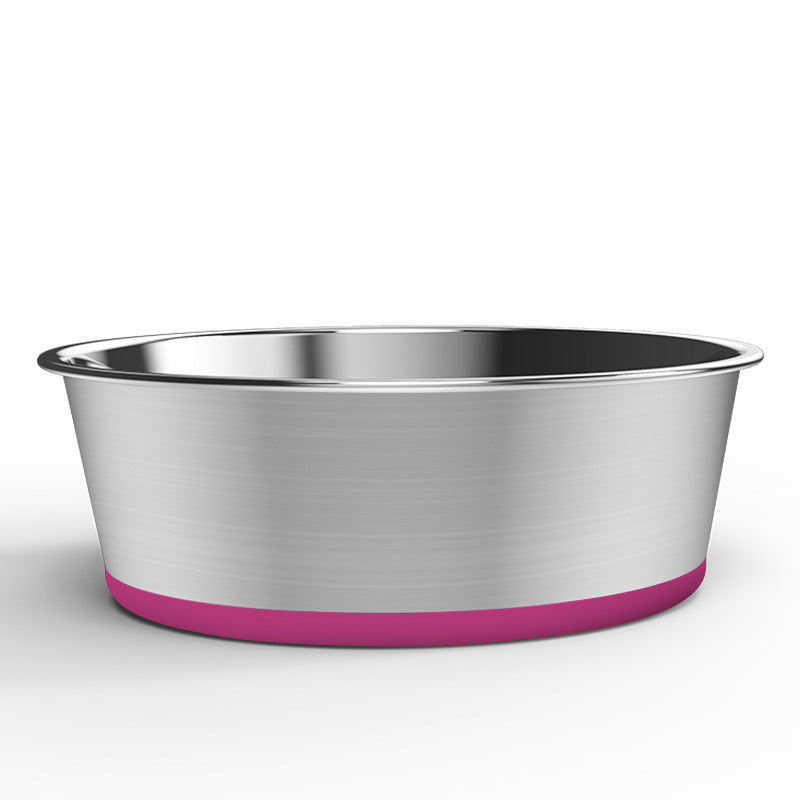 Pawsy Non-slip Stainless Steel Dog Bowl for Medium & Large Dogs
