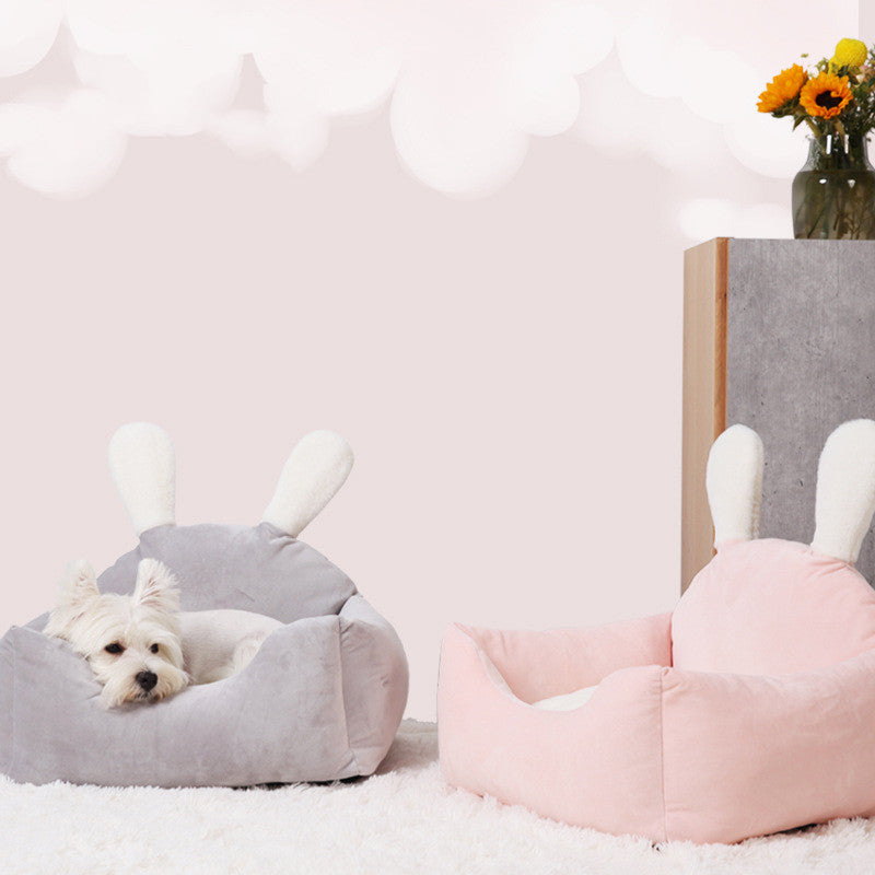 Pawsy Dog Bed with Washable Cushion for Pets