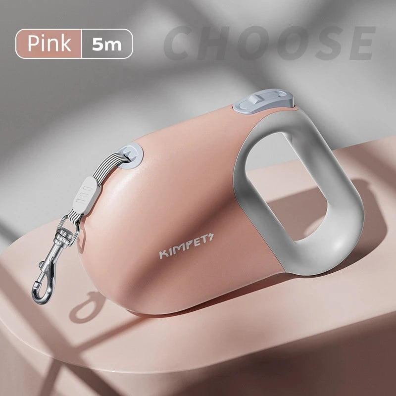 5M Retractable Dog Leash Pet Leash Traction Rope Reflective Belt Automatic Flexible Leash for Small Medium Large Dog Product