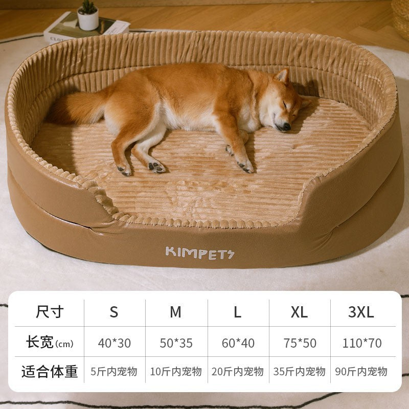 Pawsy Dog Bed with Removable Washable Cover