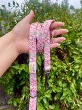 Western Dog Leash | Cowgirl Dog Leash | Cute Dog Lead | Pink Dog Leash | Cactus Dog Leash | 5Ft Nylon Leash | Small Dog Leash