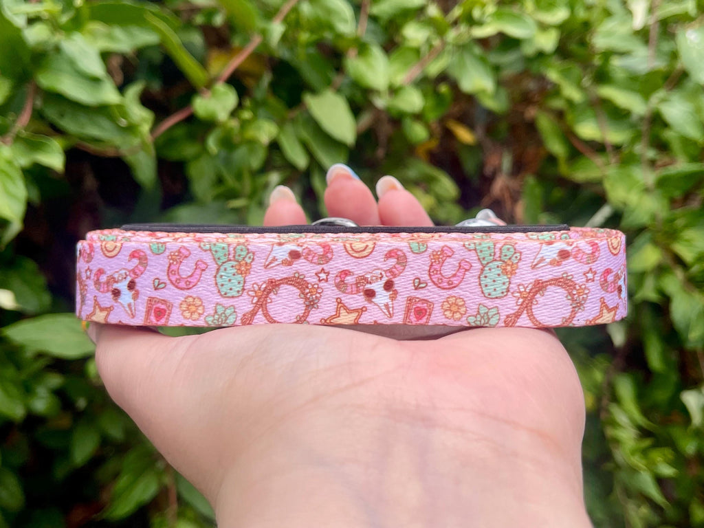 Western Dog Leash | Cowgirl Dog Leash | Cute Dog Lead | Pink Dog Leash | Cactus Dog Leash | 5Ft Nylon Leash | Small Dog Leash